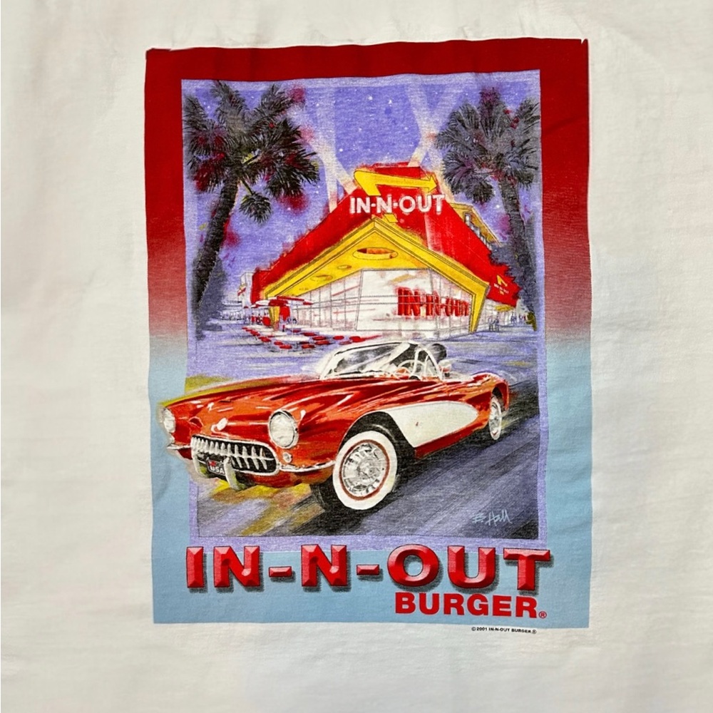 2001 In-N-Out Burger California Promo Tee | Retro Fisherman’s Wharf